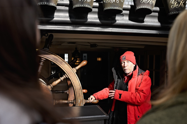 HMS Victory volunteer guide
