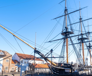 HMS Trincomalee at dock in our Georgian Quayside. 